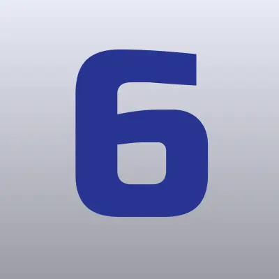 6-ой, минимаркет, лого-визитка